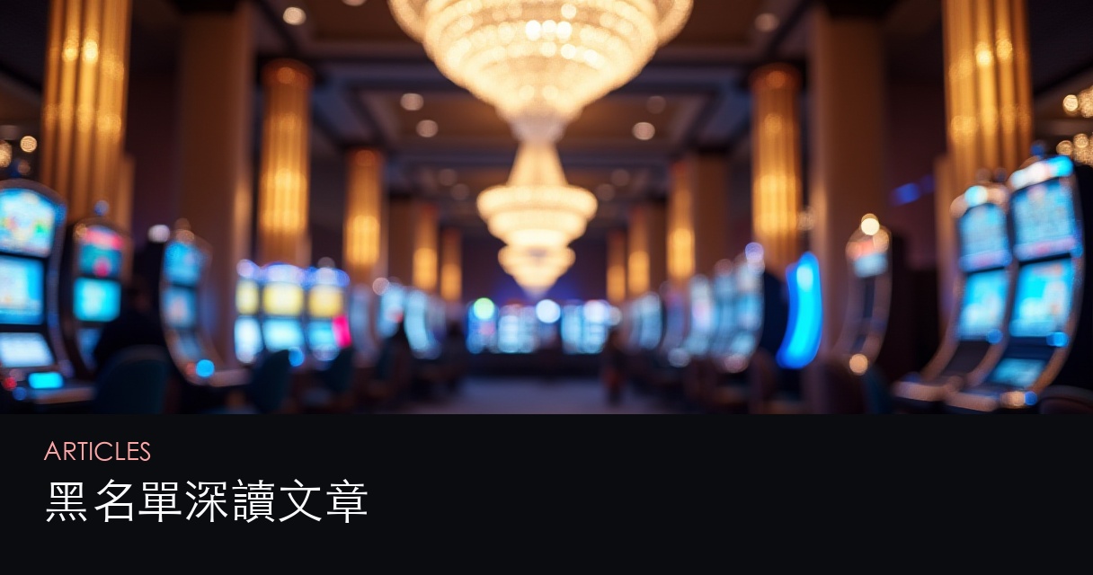 黑名單警示 文章總覽